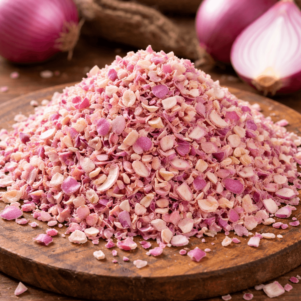 Dehydrated Pink Onion Chopped